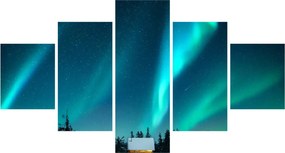 Obraz - Aurora Borealis (125x70 cm)