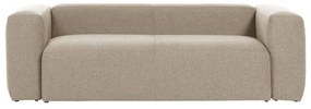 Beżowa sofa Kave Home Blok, 240 cm