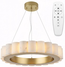 LAMPA SUFITOWA WISZĄCA LED APP1801-CP Brush Gold