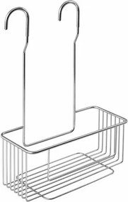 AQUALINE 37006 Chrom line półka zawieszana na baterii prysznicowej, srebrny