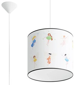 Lampa wisząca WRÓŻKI 30 biała SOLLUX  LIGHTING
