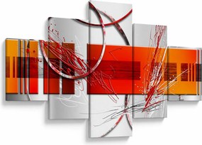 Abstrakcyjny obraz (125x70 cm)