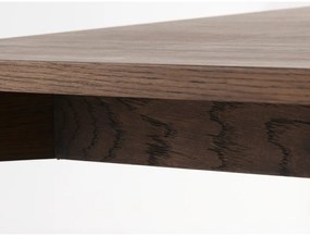 Brązowy rozkładany stół 95x180 cm Arun – Unique Furniture