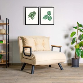Fotel Sando Single Cream