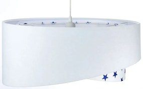 Biała lampa wisząca z gwiazdkami dla dziecka - EXX10-Elza