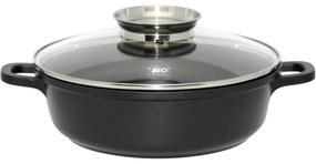 Elo 19624 Brytfanna z pokrywą szklaną i uchwytemaromatycznym Alucast 24 cm, 24 cm