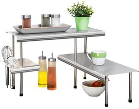 Narożna półka kuchenna Massivo TRIO, 2 poziomy