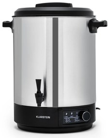 Klarstein Abbey Stal nierdzewna 40L Garnek do pasteryzacji Srebrny