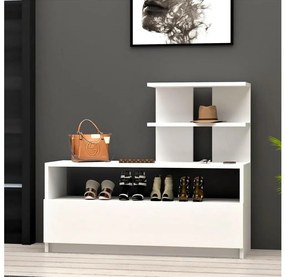 Szafka na buty AIRY 85x100 cm biała