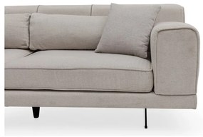 Beżowa sofa narożna Artie Jivago, narożnik lewy