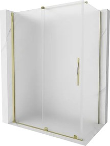 Mexen Velar kabina prysznicowa rozsuwana 150 x 85 cm, szron, złota - 871-150-085-31-50
