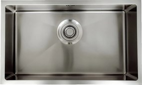 Luisa zlewozmywak 1 komora 76x45 ze stali nierdzewnej - Essebagno