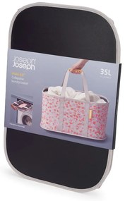 Czerwono-szary tekstylny składany kosz na pranie 35 l Hold-All – Joseph Joseph