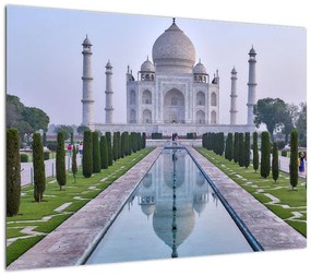 Obraz - Taj Mahal o wschodzie słońca (70x50 cm)