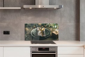 Panel szklany do Kuchni Wigilijne Nakrycie Stołu