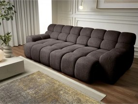 Sofa Kanapa CAMPILE 4 osobowa z elektryczną regulacją siedziska wolnostojąca w tkaninie EDEN 08 WERSAL