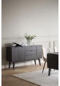Brązowa niska komoda w dekorze dębu 150x85 cm Filippa – Rowico