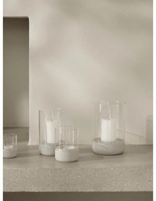 Szklany świecznik na świeczkę typu tealight Calma – Blomus