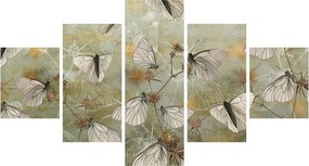 Obraz - Vintage motyle (125x70 cm)
