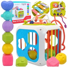 Woopie baby sensoryczna edukacyjna kostka aktywności