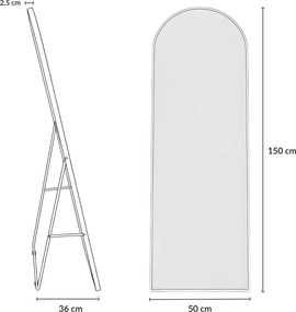 Duże lustro stojące FRAM, 150 x 50 cm