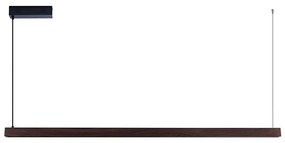 Immax NEO 07302L-LED Ściemnialny żyrandol na lince MADEIRA 44W/230V Wi-Fi Tuya 202 cm orzech