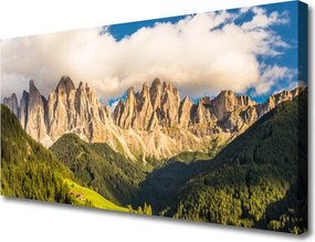 Fotoobraz na płótnie Majestat Gór nad Chmurami