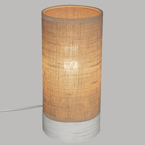 Lampka nocna z naturalnym kloszem