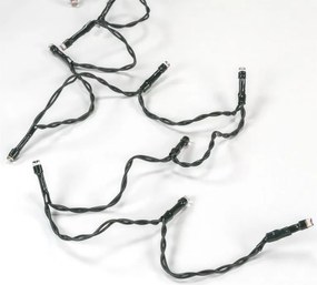 Nexos Łańcuch świąteczny, 200 diod LED, ciepła biel, zielony