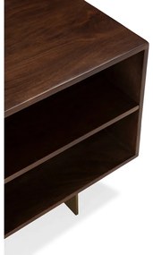 Brązowa szafka pod TV z litego drewna mango 145x55x40 cm Trisha – MOME