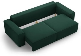 Zielona rozkładana sofa 247 cm Jodie – Micadoni Home