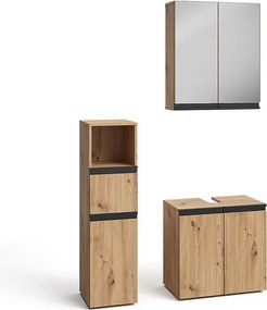 Zestaw mebli łazienkowych rzemieślnik 60x35x58 torren