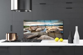 Szkło nad Blatem Surowy Pejzaż Skalny