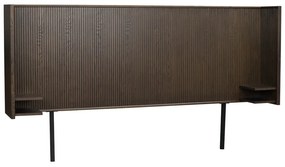 Zagłówek z litego drewna dębowego 234x85 cm Remond – Rowico