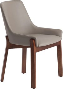 Ciemne krzesło z ekoskóry norek 4017 ANGEL CERDA