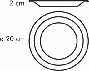 Tescoma Talerz deserowy GUSTITO, 20 cm