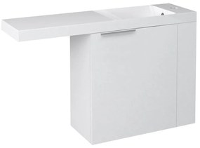 Biała wisząca szafka bez umywalki 50x50 cm Latus Vi – Sapho