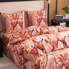 PrzytulneMieszkanie.pl PrzytulneMieszkanie.pl Pościel z mikrofibry MONARELLE różowa Rozmiar pościeli: 70 x 80 cm | 140 x 200 cm
