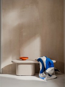 Beżowa wełniana tapicerowana ławka Rull – noo.ma