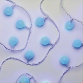 LED zewnętrzny łańcuch świetlny 40xLED/9m IP44 niebieski