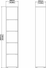 Zestaw mebli do biura loft Sign jackson hickory/szary mat