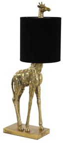 Czarno-brązowa lampa stołowa (wysokość 61 cm) Giraffe – Light &amp; Living