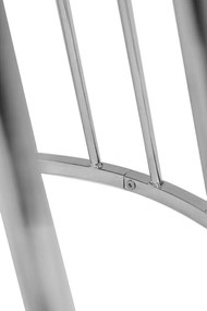 Fornirowany stół na drucianej podstawie Glam Walnut 110