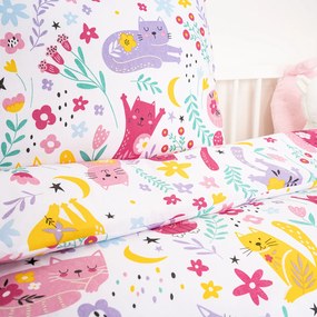 4Home Dziecięca pościel bawełniana do łóżeczka Playful Paws, 100 x 135 cm, 40 x 60 cm, 100 x 135 cm, 40 x 60 cm