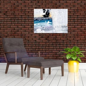 Obraz - Abstrakcyjne pociągnięcia (70x50 cm)
