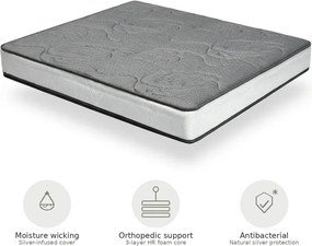 Twardy/średnio twardy piankowy materac 90x200 cm Zen Comfort – Bonami Selection