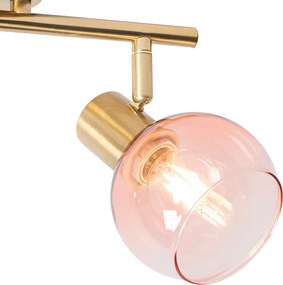 Inteligentny reflektor złoty z różowym szkłem, w tym 2 Wifi P45 - Vidro