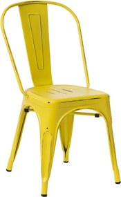 Designerskie krzesło kawiarniane z metalu Paris Antique mat