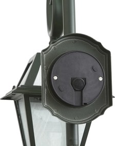 Klasyczny kinkiet zewnętrzny ciemnozielony IP44 - Berta