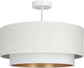 Przysufitowy żyrandol NATIA 1xE27/60W/230V, Ø 45 cm, biały